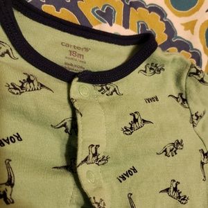 TWINS snap up dinosaur rompers